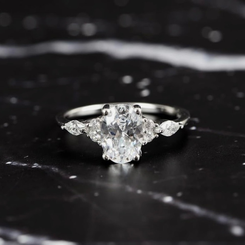 Sterling Silver Cubic Zirconia Ring